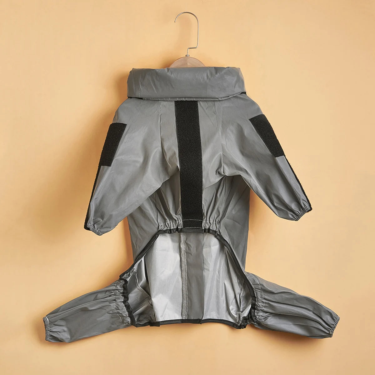 Imperméable pour grand chien d'extérieur, veste réfléchissante anti-UV, manteau de pluie à capuche pour animal de compagnie, combinaison imperméable pour chiens de taille moyenne et grande