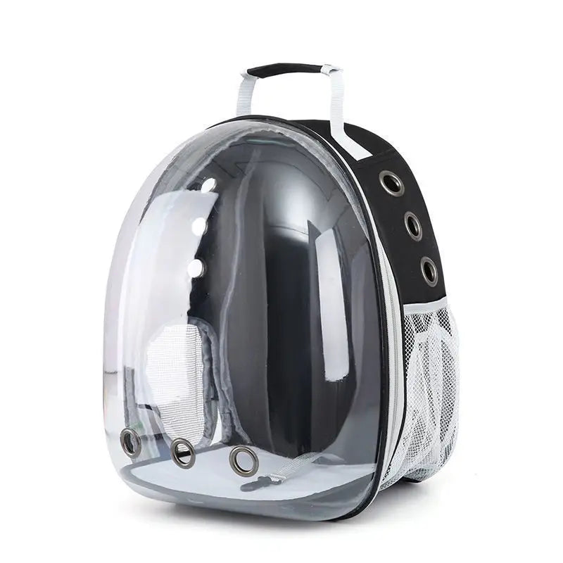 Pet carrying bag space  Space capsule dual-shoulder backpack  Breathable transparent backpack  Cat and dog transportation bag