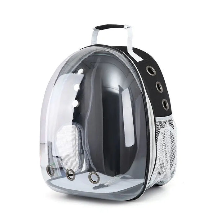 Pet carrying bag space  Space capsule dual-shoulder backpack  Breathable transparent backpack  Cat and dog transportation bag