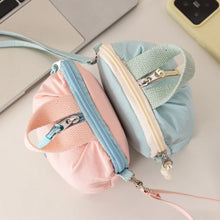 Petit sac de rangement portable pour serviettes hygiéniques, trousse de toilette et de maquillage style macaron, organisateur polyvalent