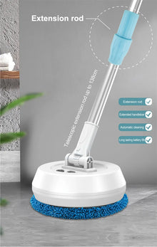 Wireless Electric Spin Mop Cleaning Machine Automatic 2 in 1 Wet & Dry Home Cleaner Car Glass Ceiling Door Windows Floor Cleaner
