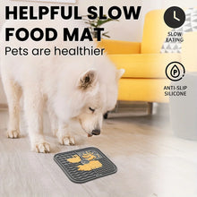 Silicone Slow Feeder Mat Pet Lick Pet Slow Food Plate Bathing Distraction Silicone Dog Sucker Food Training Dog Feeder Supplies