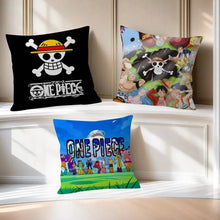 Pillow Cushion Cover Pillowcase Living Room Sofa Home Decor Customized Japan o-o-One Piece Anime