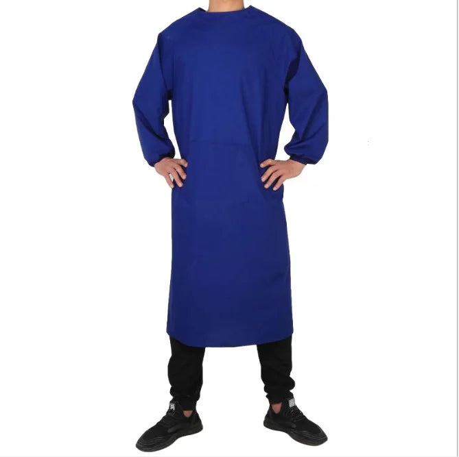 Lab Coats Waterproof Jacket Longsleeve Grease Proofing Scrub Uniform For Woman Man