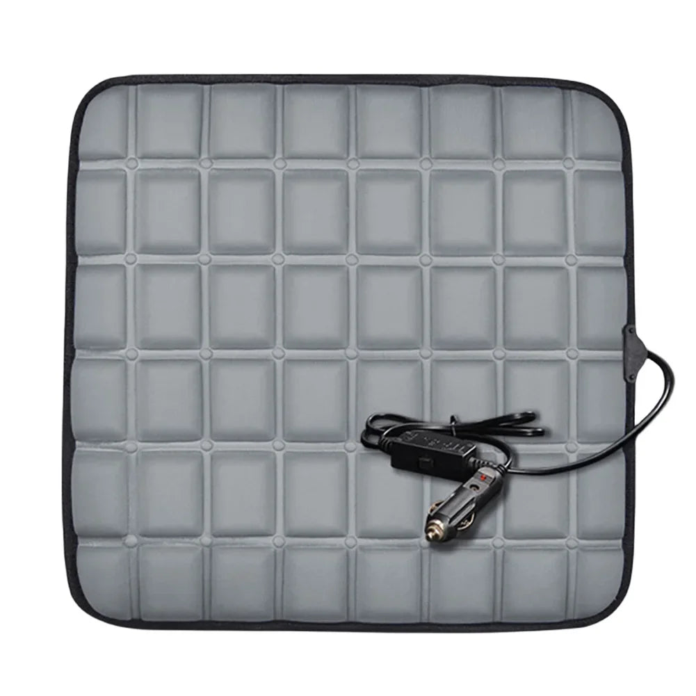 Car Electric Heated Blanket Body Warmer Blanket Fast Heating 12V Soft Heating Mat 9 Adjustable Temperature for Car Camping