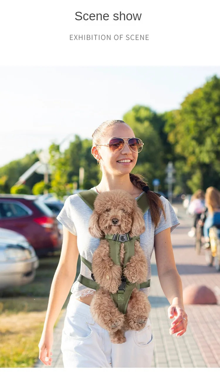 Chest Pet Bag Wrapping Large Dog Backpack, Convenient to Carry when going out, New Product