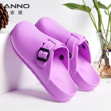 ANNO EVA Soft Shoes Clinical Hospital Clogs Slippers Shoes Man Women Shoes with Strap Work Clog Doctor Nurse Shoes Flat Footwear