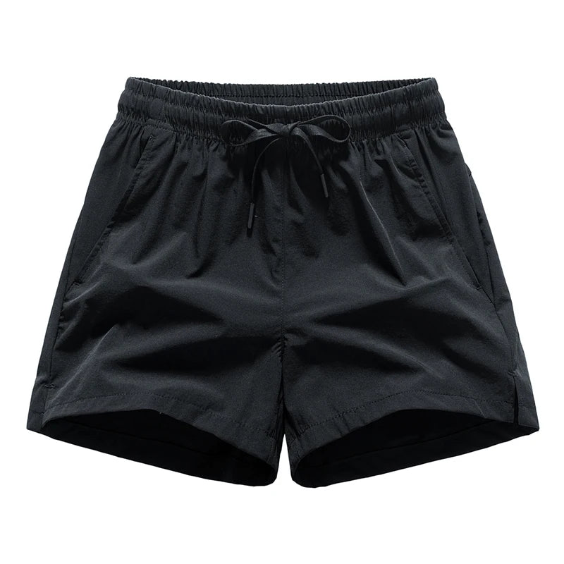 New Summer Mens Sports Sweatpants Pockets Gym Casual Shorts Basic Lightweight Pants Running Jogging Beach Shorts Men Swimwear