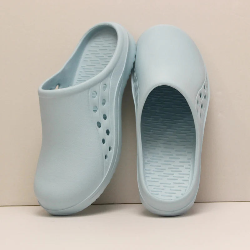 Non-slip Doctor Work Shoes Step-in Medical Clogs Premium Operating Room Shoes EVA Hospital Scrub Clogs Soft Dentist Vet Slippers