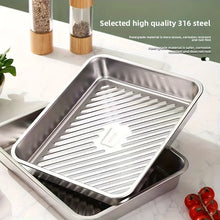 Pro Stainless Baking Trays! 3pcs with Lids - Non-Stick & Easy-Clean. Perfect for Roasting Veggies/Meats. Home & Restaurant Grade