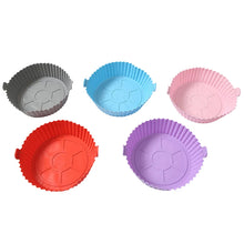 Air Fryer Silicone Tray Baking Mat Fried Basket Liner Pot Holder Grill Pan Replacement Bakeware Pizza Pan for Healthy Cooking