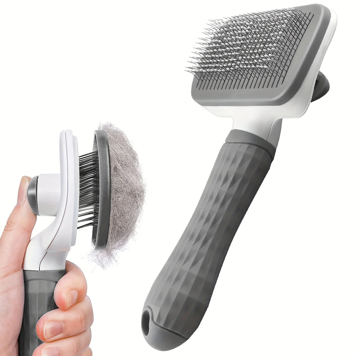 Self-cleaning Pet Hair Remove Comb Cat Slicker Brush Pet Hair Removal Comb For Dogs Cats Grooming Tools Combs Dogs Accessories