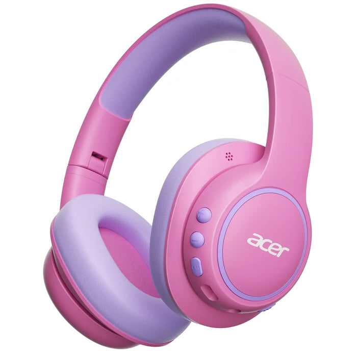 NEW Acer OHR702 Kids Bluetooth 6.0 Headphones Over Ear Headsets with Mic 85dBA Safe Volume USB C Fast Charging Toddler Headphone