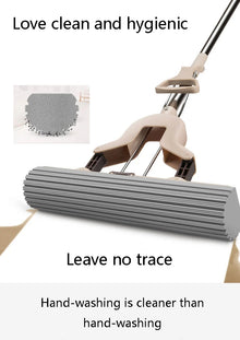 UNTIOR Squeeze Self-draining Collodion Mop Wood Floor Tiles Spin Household Cleaning Tools to Clean Walls and Ceilings Floor