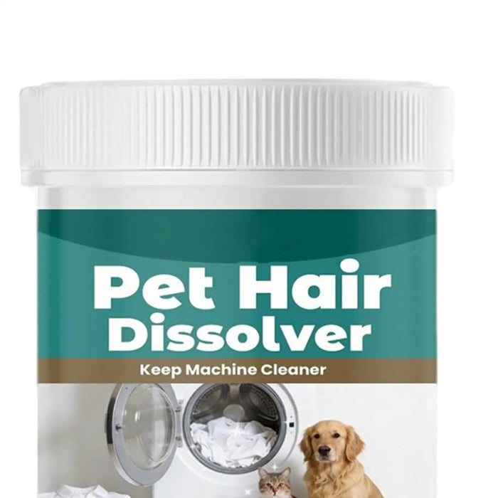 Dissolvant de poils d'animaux pour lessive 100 g, nettoyant pour machine à laver, additif détergent anti-poils, attrape-poils de chien polyvalent pour le linge