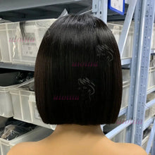 Super Double Drawn BOB Glueless Bone Straight Vietnamese Hair Wigs 8 Inch 13x4 Lace Frontal Wig 2x6 4x4 5x5 Closure Wig