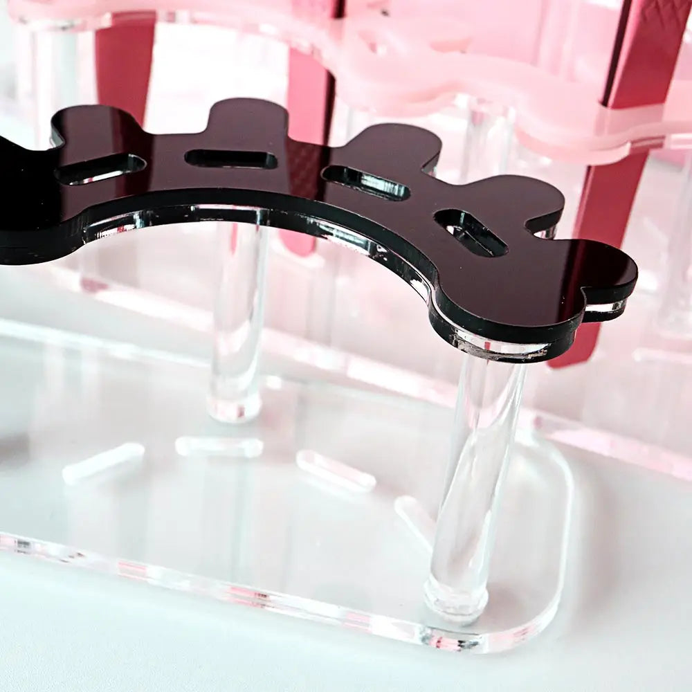 Acrylic Eyelash Tweezers Storage Rack Tweezer Organizer Holder Stand Eyelash Extension Tools Makeup Beauty Shelf 8 Holes