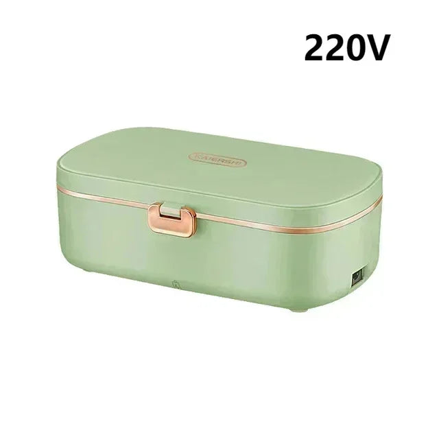 220V 36W 900ml Electric Lunch Box Water Free Heating Box Stainless Steel Food Warmer Portable Thermal Boxes For Office School