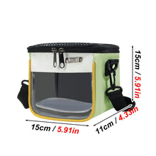 1PC Small Pet Travel Carrier Bag Breathable Mesh Top Clear Window Hamster Squirrel Parrot Outdoor Crossbody Shoulder Pouch Units