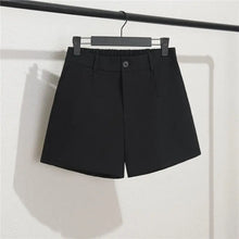 Korean Style Casual Elegant Office Lady Shorts Elastic Waist
