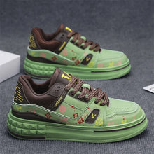 Sneaker Casual Men Designer Easy Matching Board Shoes Fashion Microfiber Leather Breathable Height Increased Flat Platform Shoes