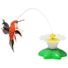 Interactive Cat Teaser Wand Toy - Automatic Rotating Electric Flying Butterfly Hummingbird, Indoor Kitten Exercise Play Toys