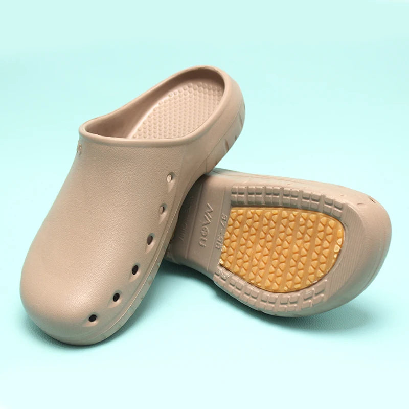 Doctor Scrub Clogs Light Nurse Slippers Medical Shoes Non-slip Dentist Surgical Shoes Soft Pet Hospital Scrub Clogs X09-05