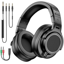 New Bee Wired Professional Studio DJ Headphones With Microphone Over Ear Hi-Res Studio Monitor Music Headset Earphone