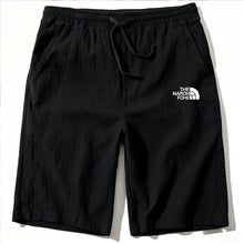 Shorts homme en coton et lin, légers, respirants, style décontracté, plage, couleur unie, pantalon de jogging basique, taille élastique