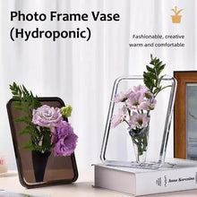 Frame Flower Vase - Clear Acrylic Vase For Flowers, Modern Art Vases For Home Decor, Decorative Vases For Desktops Bookshelf