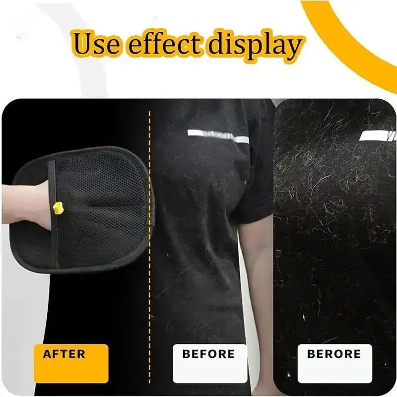 Upgraded Pet Hair Cleaning Removal Gloves Pet Grooming Finger Glove Reusable Sofa Carpets Cat Dog Hair Cleaning Tools