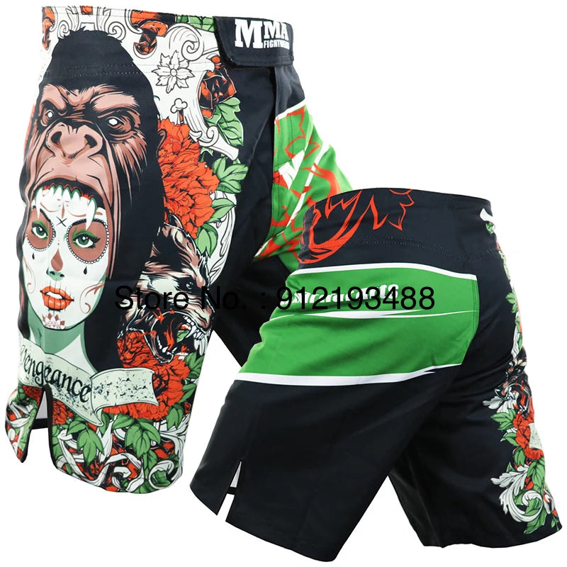 MMA Shorts Jiu Jitsu Muay Thai Fight Shorts Martial Arts