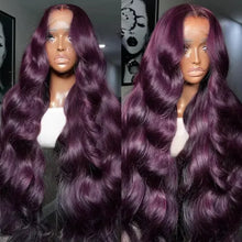 Ombre Blonde to Black 13X6 HD Lace Front Wig Synthetic Lace Frontal Wigs For Black Women Highlight Body Wave 30inch Lace Wig