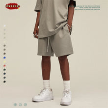 ZODF 2025 Summer Men Heavy Weight 425gsm Cotton Shorts Unisex Women Loose High Street Comfortable Solid Pants Streetwears HY0495