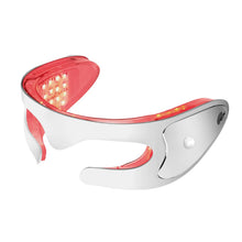LED Eye Mask Eye Skincare Massager Vibration Red Light Therapy for Lines Wrinkles Dark Circle Removal Beauty Device