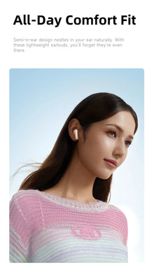 Baseus Bass BS2 Lite True Wireless Earbuds Bluetooth 6.0 Semi-in-Ear Earphones 2-Mic AI ENC 40H Playtime IP55 SuperBass Ear buds