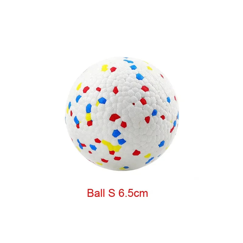 Bite Resistant Solid Dog Ball Toys for Small Dogs High Elasticity E-TPU Pet Chew Ball Toy Non Squeak Interactive Puppy Toy