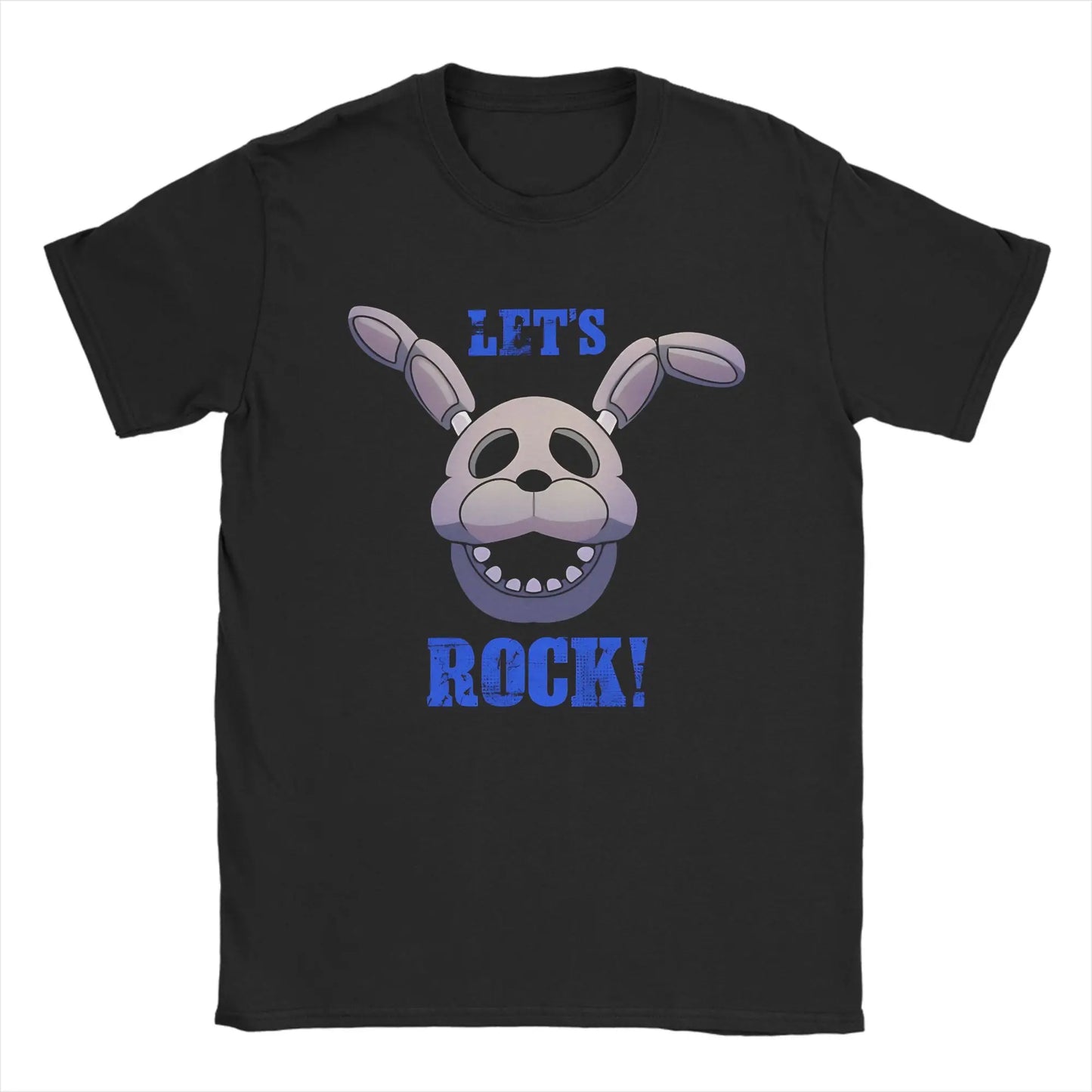 Men's T-Shirt FNAF At Freddys Amazing Cotton Tee Shirt Short Sleeve  T Shirts Crewneck Tops Plus Size