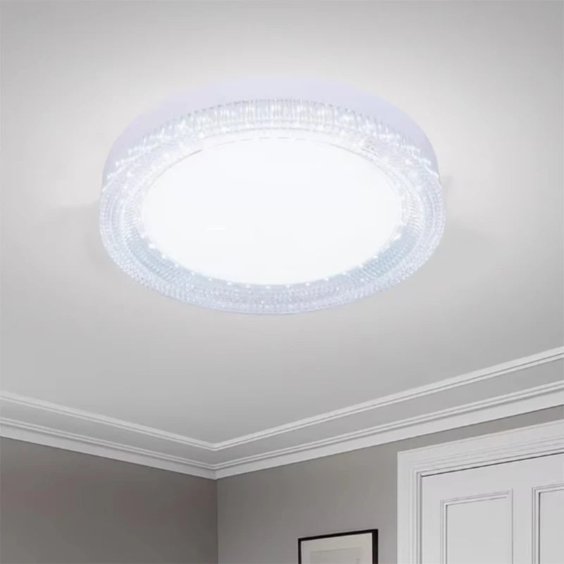 Modern Ultra Thin Crystal Ceiling light Round Ceiling Home Lamp Cool White Suitable for Balcony Kitchen Bedroom Light AC85-260V