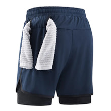 Men Running Shorts Gym Sports 2 in 1 Camo Quick Dry Workout Training Gym Fitness Jogging Short Sweatpants Summer Men Sportswear