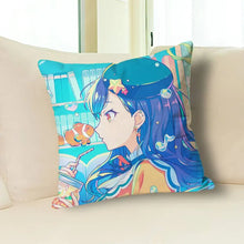 P-project Game sekai PJSK Various Sizes Square Pillow Case For Car Home Bedchamber Decor Custom Valentine gift