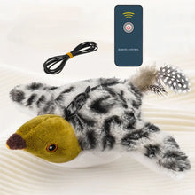 Flapping Wings Sparrow Toys Rechargeable Simulated Chirping Bird Cat Toy Bird Chirping Cat Toy for Indoor Cats