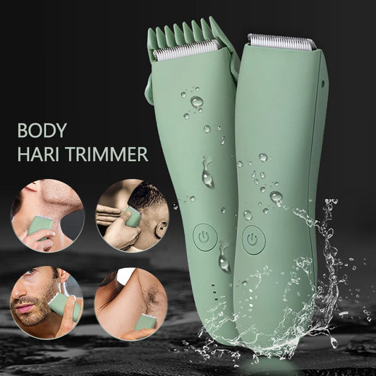 Dutrieux Men Body Trimmer Beard Hair Groomer Wet Dry