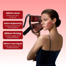 Voice Control 3D Red Light Therapy Mask | 4 Wavelength 850nm 1064nm LED Facial Mask OEM ODM