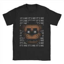 Men's T-Shirt FNAF At Freddys Amazing Cotton Tee Shirt Short Sleeve  T Shirts Crewneck Tops Plus Size