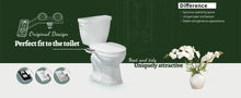 Bidet Toilet Seat Attachment Ultra-thin Non-electric Self-cleaning Dual Nozzles Frontal & Rear Wash Cold Water Personal Hygiene