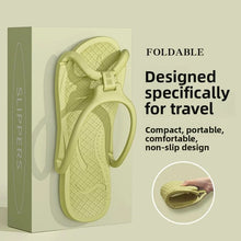Foldable Travel Slippers Unisex EVA Flip Flops Hotel Non Slip Bathroom Indoor Outdoor Portable Lightweight Comfortable