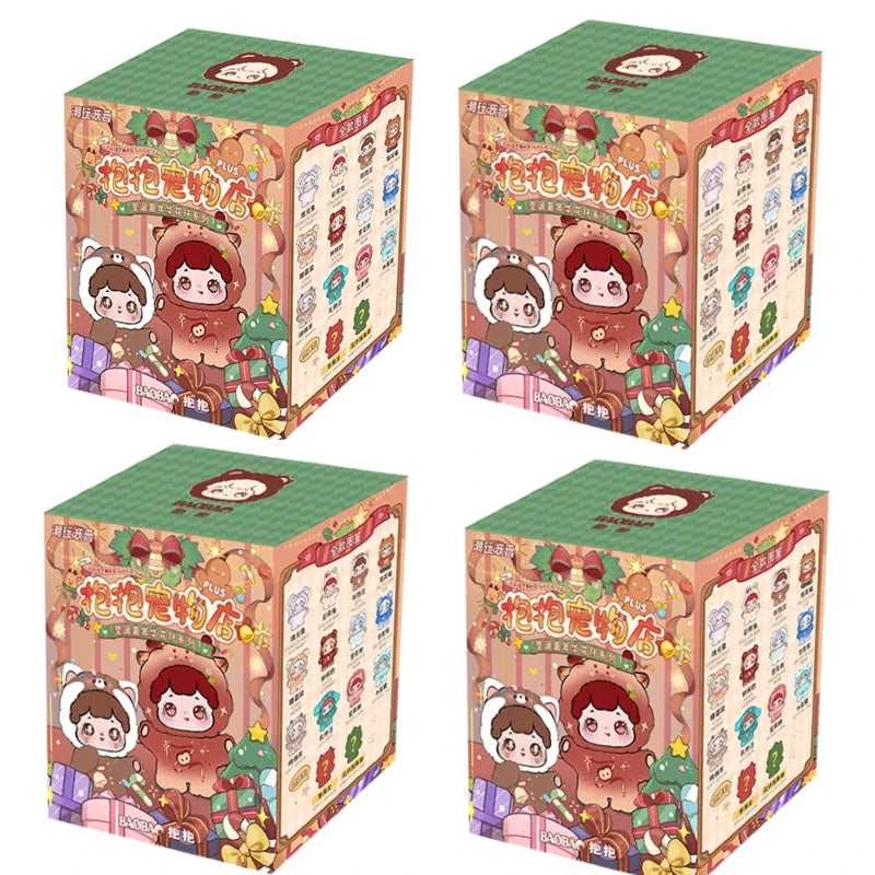 Genuine Baobao's Pet Store Spring Travel Series Blind Box Transparent Color Grain Full Style Mini Doll Ornament Cute Gift