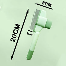 Bestseller Self Cleaning Pet Grooming Brush Dematting Comb Anti Shedding Remove Loose Hair Dog Cat Row Comb Removes