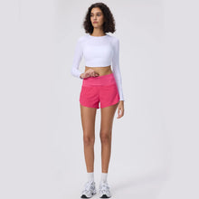 Women's High Waist Running Shorts Moisture Wicking Yoga